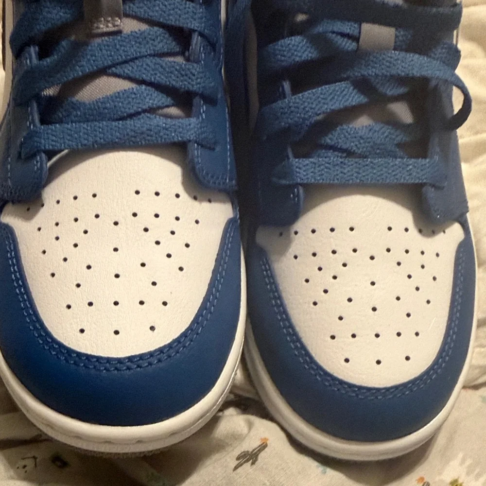 Nike Jordan 1 Low True Blue - Picture 3 of 5
